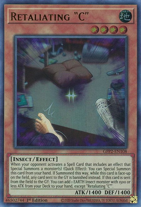 Retaliating "C" - Ghosts From the Past: The 2nd Haunting YuGiOh trading card