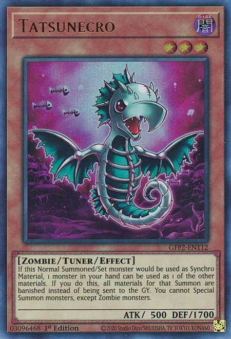 Tatsunecro trading card from Ghosts From the Past: The 2nd Haunting Tatsunecro - Ghosts From the Past: The 2nd Haunting YuGiOh trading card