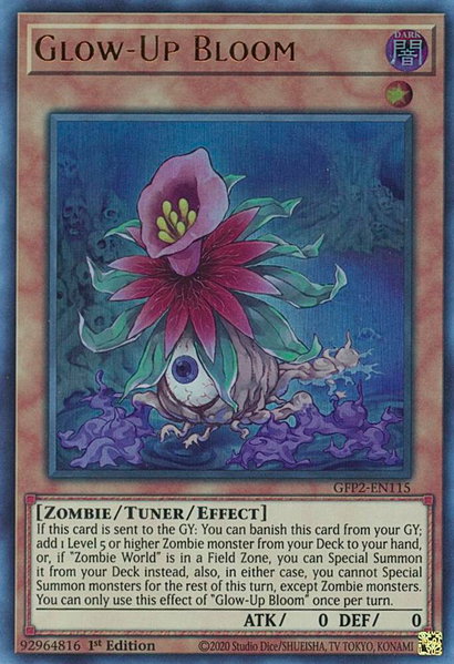Glow-Up Bloom trading card from Ghosts From the Past: The 2nd Haunting Glow-Up Bloom - Ghosts From the Past: The 2nd Haunting YuGiOh trading card