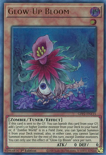 Glow-Up Bloom - Ghosts From the Past: The 2nd Haunting YuGiOh trading card