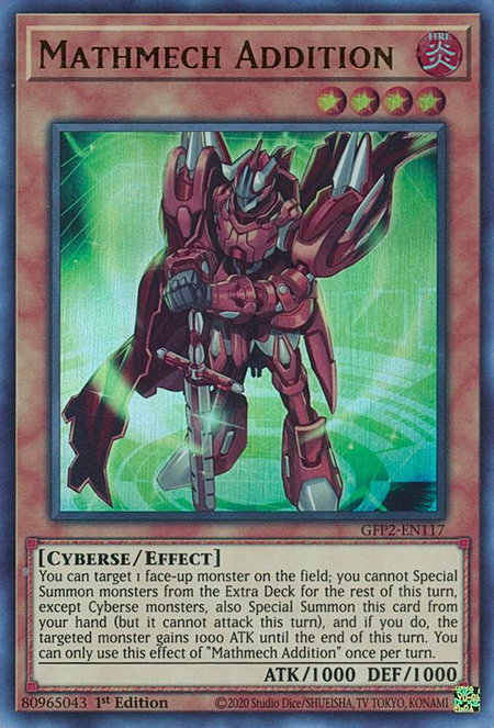 Mathmech Addition - Ghosts From the Past: The 2nd Haunting YuGiOh trading card