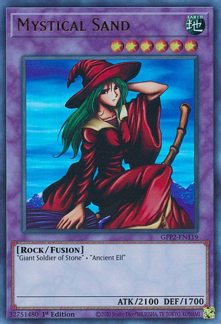 Mystical Sand - Ghosts From the Past: The 2nd Haunting YuGiOh trading card