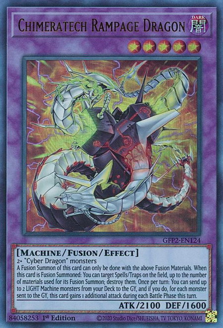 Chimeratech Rampage Dragon - Ghosts From the Past: The 2nd Haunting YuGiOh trading card