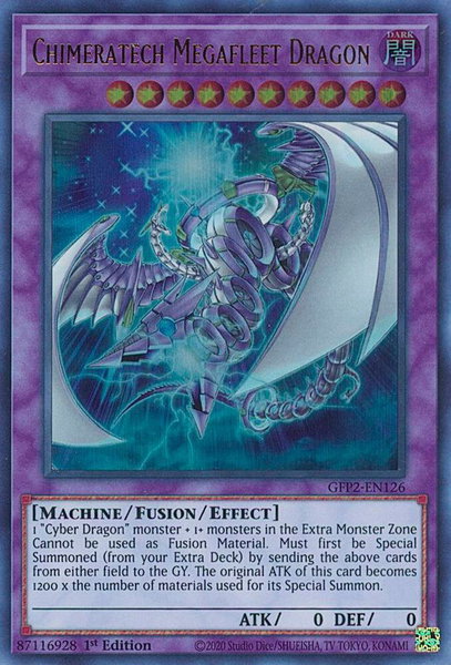 Chimeratech Megafleet Dragon - Ghosts From the Past: The 2nd Haunting YuGiOh trading card