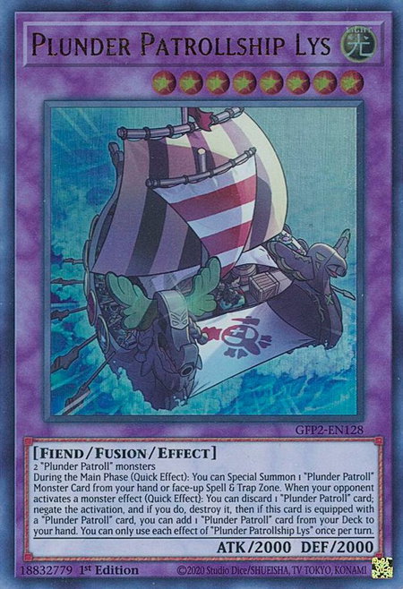 Plunder Patrollship Lys - Ghosts From the Past: The 2nd Haunting YuGiOh trading card