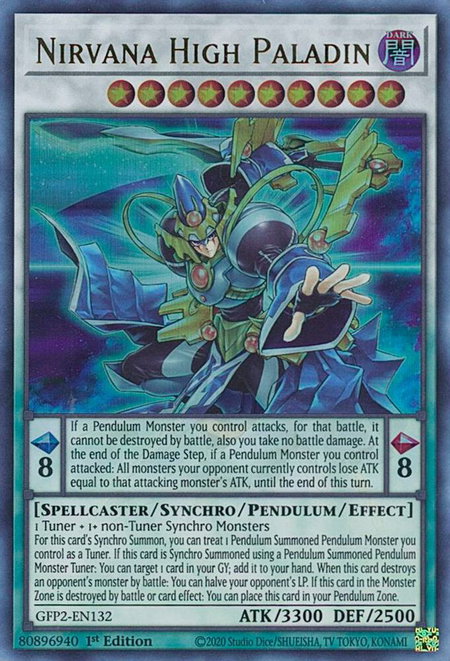 Nirvana High Paladin - Ghosts From the Past: The 2nd Haunting YuGiOh trading card
