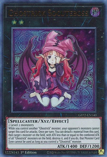 Ghostrick Socuteboss - Ghosts From the Past: The 2nd Haunting YuGiOh trading card
