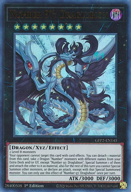 Number 97: Draglubion - Ghosts From the Past: The 2nd Haunting YuGiOh trading card