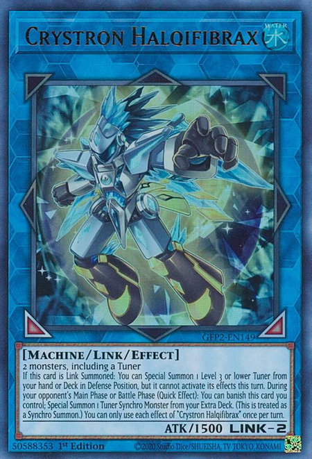 Crystron Halqifibrax - Ghosts From the Past: The 2nd Haunting YuGiOh trading card