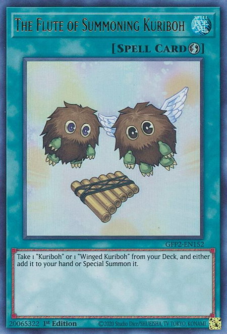 The Flute of Summoning Kuriboh - Ghosts From the Past: The 2nd Haunting YuGiOh trading card