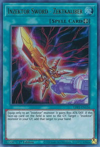 Inzektor Sword - Zektkaliber - Ghosts From the Past: The 2nd Haunting (GFP2) #GFP2-EN156 - Ultra Rare YuGiOh Trading Card
