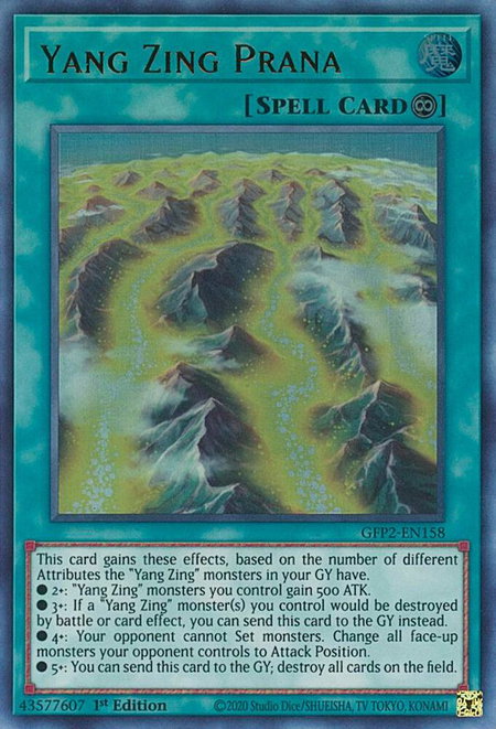 Yang Zing Prana - Ghosts From the Past: The 2nd Haunting YuGiOh trading card