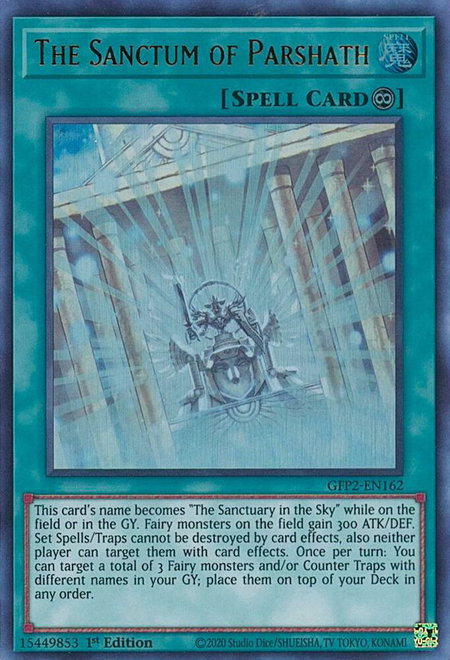 The Sanctum of Parshath trading card from Ghosts From the Past: The 2nd Haunting The Sanctum of Parshath - Ghosts From the Past: The 2nd Haunting YuGiOh trading card