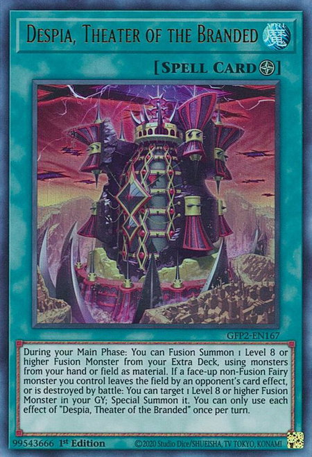 Despia, Theater of the Branded - Ghosts From the Past: The 2nd Haunting YuGiOh trading card