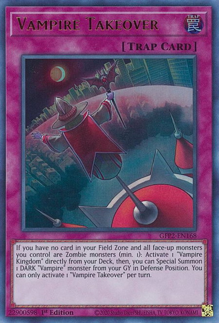 Vampire Takeover - Ghosts From the Past: The 2nd Haunting YuGiOh trading card