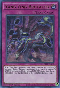 Yang Zing Brutality - Ghosts From the Past: The 2nd Haunting (GFP2) #GFP2-EN169 - Ultra Rare YuGiOh Trading Card