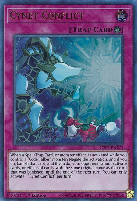 Cynet Conflict - Ghosts From the Past: The 2nd Haunting YuGiOh trading card