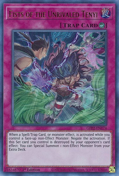 Fists of the Unrivaled Tenyi - Ghosts From the Past: The 2nd Haunting YuGiOh trading card