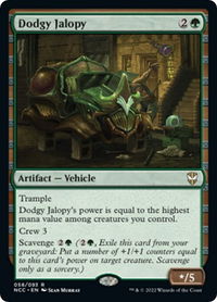Dodgy Jalopy - Commander: Streets of New Capenna (NCC) #58 - Rare Magic: The Gathering Trading Card