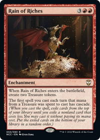 Rain of Riches - Commander: Streets of New Capenna (NCC) #50 - Rare Magic: The Gathering Trading Card