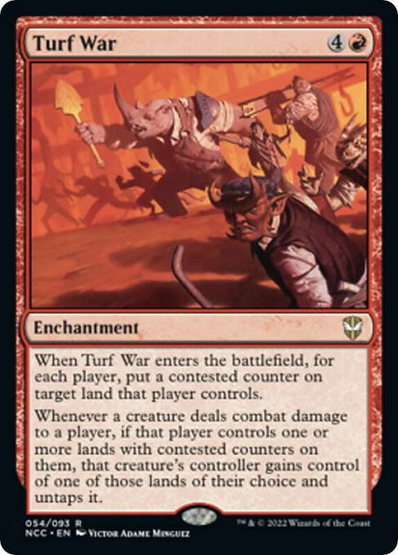Turf War - Commander: Streets of New Capenna Magic: The Gathering trading card