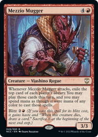 Mezzio Mugger - Commander: Streets of New Capenna (NCC) #49 - Rare Magic: The Gathering Trading Card