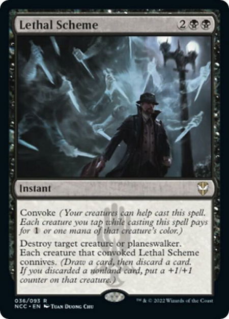 Lethal Scheme - Commander: Streets of New Capenna Magic: The Gathering trading card