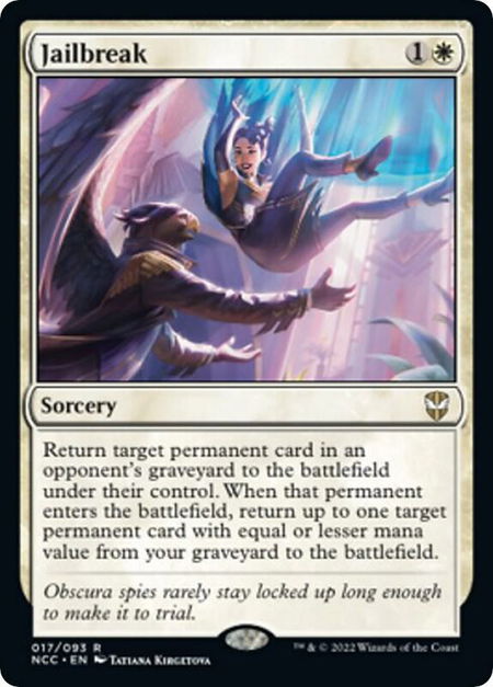 Jailbreak - Commander: Streets of New Capenna Magic: The Gathering trading card