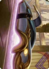 Mysterious Limousine Art Card - Art Series: Streets of New Capenna (ASSNC) #6 - Special Magic: The Gathering Trading Card