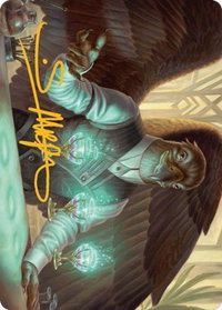 Speakeasy Server Art Card (Gold-Stamped Signature) - Art Series: Streets of New Capenna (ASSNC) #9 - Special Magic: The Gathering Trading Card