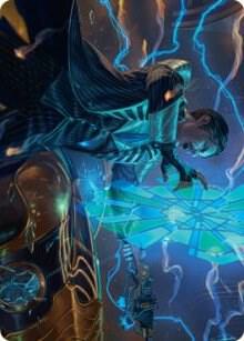 Brokers Veteran Art Card trading card from Art Series: Streets of New Capenna Brokers Veteran Art Card - Art Series: Streets of New Capenna Magic: The Gathering trading card