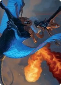 Disdainful Stroke Art Card - Art Series: Streets of New Capenna (ASSNC) #11 - Special Magic: The Gathering Trading Card