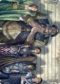 Rogues' Gallery Art Card - Art Series: Streets of New Capenna (ASSNC) #17 - Special Magic: The Gathering Trading Card