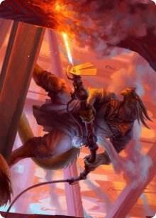 Plasma Jockey Art Card trading card from Art Series: Streets of New Capenna Plasma Jockey Art Card - Art Series: Streets of New Capenna Magic: The Gathering trading card