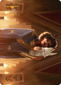 Cormela, Glamour Thief Art Card (Gold-Stamped Signature) - Art Series: Streets of New Capenna (ASSNC) #23 - Special Magic: The Gathering Trading Card