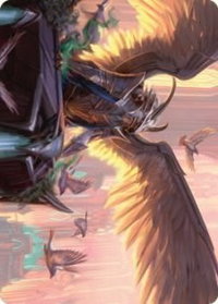 Falco Spara, Pactweaver Art Card (25/81) - Art Series: Streets of New Capenna (ASSNC) #25 - Special Magic: The Gathering Trading Card