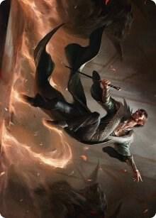 Fleetfoot Dancer Art Card trading card from Art Series: Streets of New Capenna Fleetfoot Dancer Art Card - Art Series: Streets of New Capenna Magic: The Gathering trading card