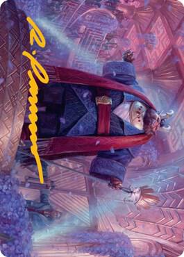 Jetmir, Nexus of Revels Art Card (27/81) (Gold-Stamped Signature) trading card from Art Series: Streets of New Capenna Jetmir, Nexus of Revels Art Card (27/81) (Gold-Stamped Signature) - Art Series: Streets of New Capenna Magic: The Gathering trading card