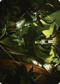 Meeting of the Five Art Card - Art Series: Streets of New Capenna (ASSNC) #30 - Special Magic: The Gathering Trading Card