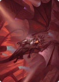 Ziatora, the Incinerator Art Card - Art Series: Streets of New Capenna (ASSNC) #33 - Special Magic: The Gathering Trading Card