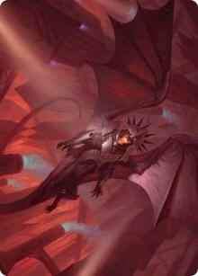 Ziatora, the Incinerator Art Card trading card from Art Series: Streets of New Capenna Ziatora, the Incinerator Art Card - Art Series: Streets of New Capenna Magic: The Gathering trading card