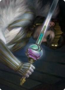 Luxior, Giada's Gift Art Card trading card from Art Series: Streets of New Capenna Luxior, Giada's Gift Art Card - Art Series: Streets of New Capenna Magic: The Gathering trading card