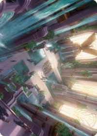 Spara's Headquarters Art Card - Art Series: Streets of New Capenna (ASSNC) #36 - Special Magic: The Gathering Trading Card