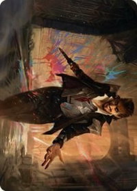 Anhelo, the Painter Art Card - Art Series: Streets of New Capenna (ASSNC) #38 - Special Magic: The Gathering Trading Card