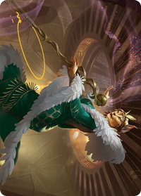 Kitt Kanto, Mayhem Diva Art Card (Gold-Stamped Signature) - Art Series: Streets of New Capenna (ASSNC) #42 - Special Magic: The Gathering Trading Card