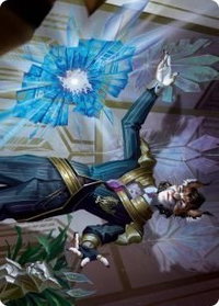 Kros, Defense Contractor Art Card - Art Series: Streets of New Capenna (ASSNC) #44 - Special Magic: The Gathering Trading Card