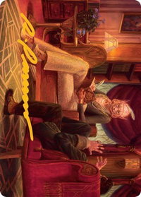 Phabine, Boss's Confidant Art Card (Gold-Stamped Signature) - Art Series: Streets of New Capenna (ASSNC) #46 - Special Magic: The Gathering Trading Card