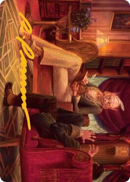 Phabine, Boss's Confidant Art Card (Gold-Stamped Signature) - Art Series: Streets of New Capenna Magic: The Gathering trading card