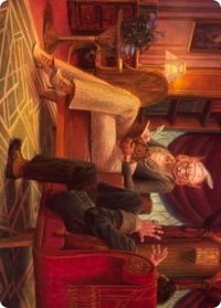 Phabine, Boss's Confidant Art Card - Art Series: Streets of New Capenna (ASSNC) #46 - Special Magic: The Gathering Trading Card