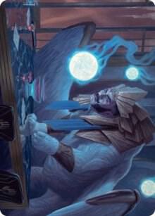 Tivit, Seller of Secrets Art Card - Art Series: Streets of New Capenna Magic: The Gathering trading card